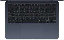 Ноутбук Apple MacBook Air A3113 M3 8 core 16Gb SSD256Gb/8 core GPU 13.6" Liquid Retina (2560x1664) macOS midnight WiFi BT Cam (MC8K4LL/A)