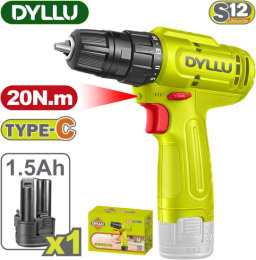 Дрель-шуруповерт аккумуляторная DYLLU DTCDS518