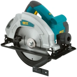 Дисковая пила FIT 1300 Вт, 4500 об/мин, 185/20 мм, железная опора, резкий наклон, блок шпинделя, коробка 80404