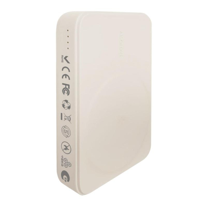 Мобильный аккумулятор Solove Mi W12 Pro 10000mAh QC3.0/PD3.0/PE2.0 20W 3A USB-C бежевый W12 PRO BEIGE RUS