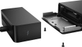 Докстанция Dell Dock WD22TB4 Thunderbolt™; 180W USB-C 2xDP 1.4; 1xHDMI 2.0; 2 x Thunderbolt 4; 2xUSB-C; 3xUSB-A; 1xRJ-45 без EU кабеля 210-BDTD