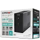 UPS CROWN CMU-SP2000EURO USB 2000VA/1200W, металл, 2x12V/9AH, розетки 4*EURO+1*IEC bybass, трансформатор AVR 140-290V, съёмный кабель 1.8 м, фильтр телефонной и ethernet линии RJ-11/45, USB-порт, защита батареи, от перегрузки, от КЗ, П