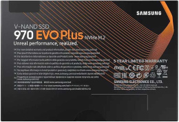 Накопитель SSD Samsung PCIe 3.0 x4 1TB MZ-V7S1T0BW 970 EVO Plus M.2 2280
