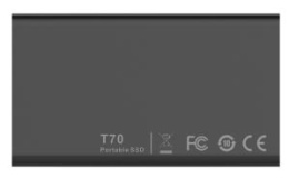 SSD накопитель Dahua T70 500GB USB3.2 Gen2 Type-C, R/W up to 555MB/s/500MB/s, TBW 310TB 3year wty