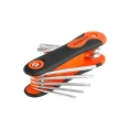 Набор ключей PATRIOT SKT-8F, TORX, T9-T40 складные, CRV, 8-в-1 350002009