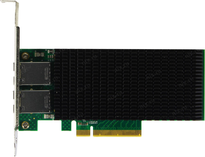 Сетевой адаптер ExeGate EXE-X540-T2 PCI-E x8 v2.1, порты 2xRJ45 медные , 10Gb/s 10/1Gb/s, 100Mb/s , Server NIC Intel Chipset X540-AT2 EX296226RUS