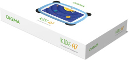 Планшет Digma Kids A7 SC9863A (1.6) 8C RAM2Gb ROM32Gb 7" IPS 1024x600 4G Android 11.0 Go розовый 2Mpix 0.3Mpix BT WiFi microSD 128Gb 2800mAh 140hrs