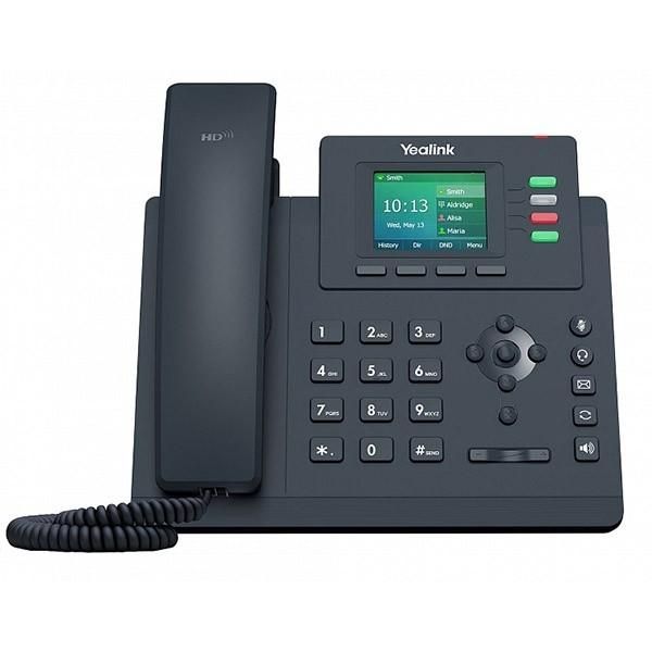 SIP-телефон Yealink SIP-T33P, 4 аккаунта, цветной экран, PoE
