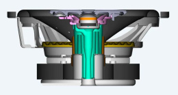 Колонки автомобильные Sony XS-GTF1039 без решетки 210Вт 88дБ 4Ом 10см 4дюйм ком.:2кол. коаксиальные трехполосные
