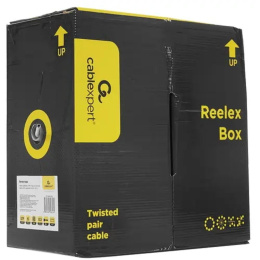 Cablexpert [UPC-6004-SOL] Кабель UTP кат.6, 4 пары, 0.57mm CCA одножильный серый 305м