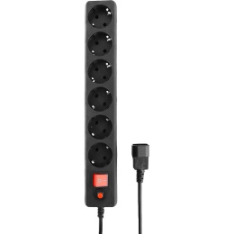 Гарнизон Сетевой фильтр для ИБП ECL-5-UPS-B-1.8 5р, 10А, 1.8м, ур.защиты 4, черный, пакет 22435