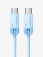 Кабель USB-C CABLETIME CUP0H (CT-CM100-PBL1) синий 1 м для смартфонов, планшетов