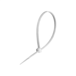 Стяжка хомут нейлоновая ExeGate CV66-60x2.5W нейлон 6.6, 60x2.5мм, неоткрывающаяся, halogen free, -40°C - +85°C, белая, 100 шт EX293123RUS