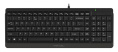 Клавиатура + мышь A4Tech Fstyler F1512 клав:черный мышь:черный USB F1512 BLACK