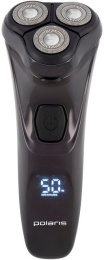 Бритва роторная Polaris PRO 5 blades PMR 0415R 4D реж.эл.:3 питан.:аккум. черный