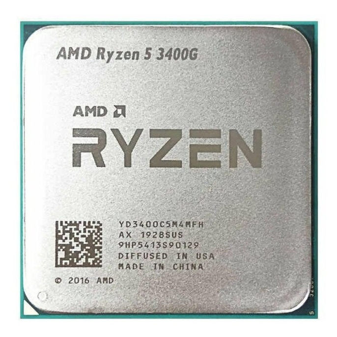Процессор AMD Ryzen 5 3400G (Oem) (YD3400C5M4MFH) (65W, 4MB, AM4)