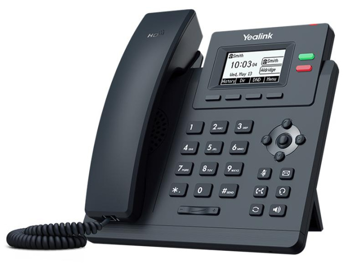 SIP-телефон Yealink SIP-T31W, 2 аккаунта, Wi-Fi, PoE