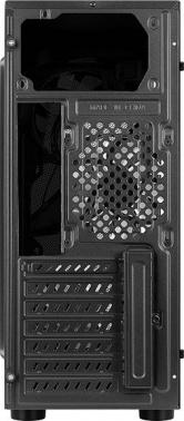 Корпус ATX Aerocool Glider Cosmo-G-BK-v1, Midi-Tower, без БП,  черный