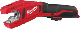 Труборез Milwaukee C12PC-0 (4933411920) (питание: аккумулятор, 12 В, назначение: металл (медь), вид реза: ножничный, диаметр труб (метрический): от 12 до 28 мм, длина: 360 мм, скорость: 0-500 об/мин)