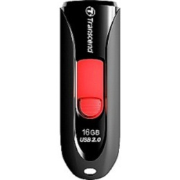 Флешка USB Transcend Jetflash 590 16ГБ, USB2.0, черный [ts16gjf590k]