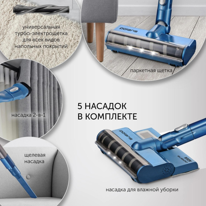 Пылесос Polaris PVCS 7000 400Вт белый/серебристый