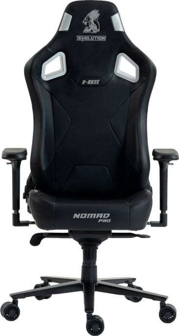 Кресло геймерcкое EVOLUTION NOMAD PRO X-BASE Black-Silver