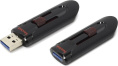 Флешка USB Sandisk Cruzer Glide 128ГБ, USB3.0, черный и красный [sdcz600-128g-g35]