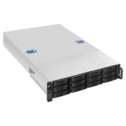 Серверная платформа ExeGate Pro 2U660-HS12 <RM 19", высота 2U, глубина 660, Redundant БП 2x550W, 12xHotSwap> EX294275RUS