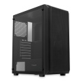 Корпус без блока питания Case HSPD M730, Mesh Mid Tower, Black, TG, 0.4 SPCC, no fans, E-ATX, ATX, mATX, mITX, 155/280/175-200mm, 2x2.5", 2x3.5", 7xPCI, 1xUSB-A 3.0, 2xUSB-A 1.0, 335x193x445mm (M730-TGBK)