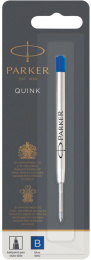 Стержень шариковый Parker QuinkFlow Z08 широкий (B) 1.2мм цвет чернил: синий, блистер [1950365]