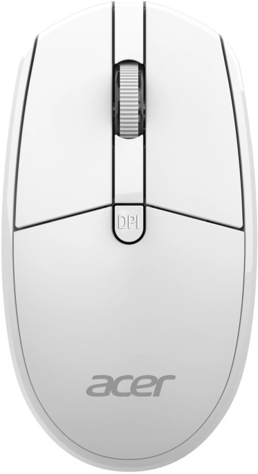 Мышь Acer OMR408 белый оптическая 1600dpi беспров. для ноутбука 4but ZL.MCEEE.02Y