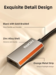 Адаптер CABLETIME CP15A (CT-CMHF8K-ZG) USB C-HDMI из цинка 8K/60 Гц
