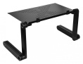 Стол для ноутбука Buro BU-807, с регулировкой высоты, металл, черный