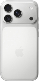 Смартфон Apple A3523 iPhone 17 Pro 256Gb 12Gb серебристый моноблок 3G 4G 1Sim 6.3" 1206x2622 iOS 26 48Mpix 802.11 a/b/g/n/ac/ax/be NFC GPS Protect MG8G4X/A
