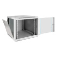 Шкаф телекоммуникационный 19" настенный 9U ExeGate EC-WM-9U.600.G.GREY (19”, 9U, 600x600x500mm (ШхГхВ), передняя дверь закаленное стекло, съемные боковые панели, пыле- и влагозащита IP23, светло-серый RAL 7035) EX298602RUS