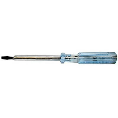 FIT IT Отвертка индикаторная, белая ручка, 100-500 В, 190 мм [56529]