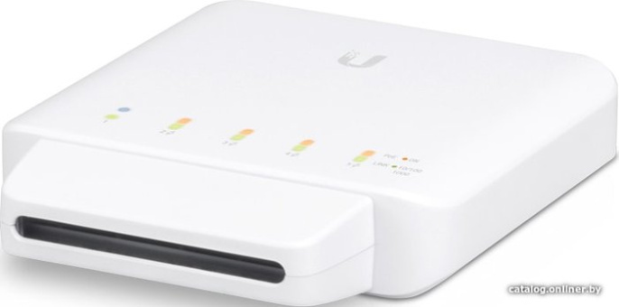 Коммутатор Ubiquiti UniFi Switch Flex USW-Flex PoE-коммутатор, 5х 1G RJ45, раздача 46 Вт