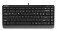 Клавиатура A4Tech FK11 черный USB slim (FK11 USB (GREY)) кабель 1.5м