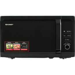 Микроволновая печь Sharp/ 20 л, 800 Вт, эмаль, черный R2852RK