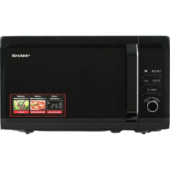 Микроволновая печь Sharp/ 20 л, 800 Вт, эмаль, черный R2852RK