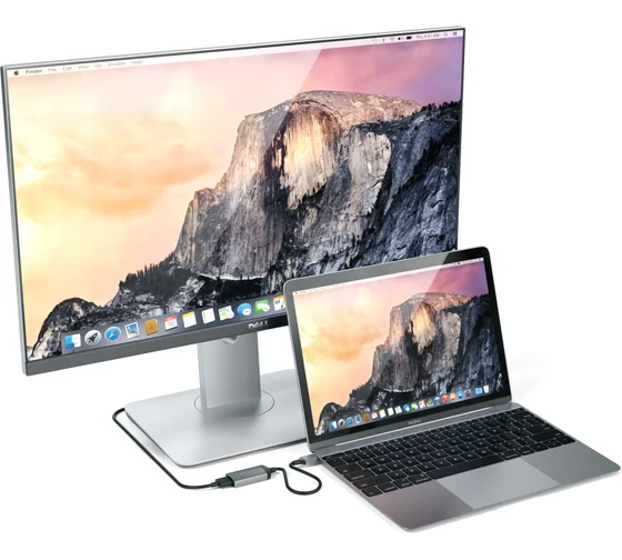 Адаптер Satechi Type-C to HDMI 4K 60HZ. Поддержка 4K/60Hz. Материал корпуса алюминий. Цвет серый космос.