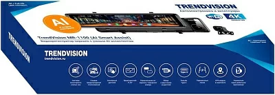 Видеорегистратор TrendVision TVMR1100 черный 2Mpix 2160x3840 2160p 150гр. GPS SA 223