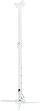 Кронштейн для проектора Buro PR06-W, до 20кг, потолочный, поворот и наклон, белый