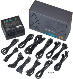 Блок питания AZZA PSAZ-850G,  850Вт,  80 PLUS GOLD,  120мм, черный, retail