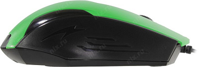 Манипулятор QUMO Optical Mouse Office M14 Green (RTL) USB 3btn+Roll 24133