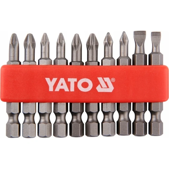 Набор бит YATO крестовых 50мм 10шт. длинных YT-0483 36140483 092 1