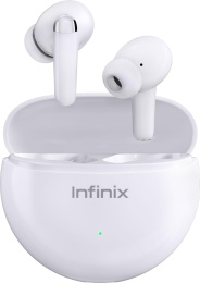 Гарнитура внутриканальные Infinix XBuds XE26 белый беспроводные bluetooth в ушной раковине 10311752