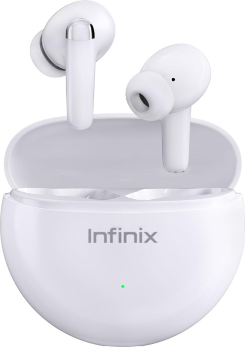 Гарнитура внутриканальные Infinix XBuds XE26 белый беспроводные bluetooth в ушной раковине 10311752