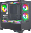 Корпус mATX Formula Crystal Z1M, Mini-Tower, без БП,  черный [cristal z1m]