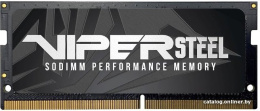 Оперативная память Patriot Viper Steel 8ГБ DDR4 SODIMM 3200 МГц PVS48G320C8S 8 ГБ, 1 модуль DDR4 SO-DIMM, частота 3200 МГц, CL 22T, тайминги 22-22-22-52, напряжение 1.35 В
